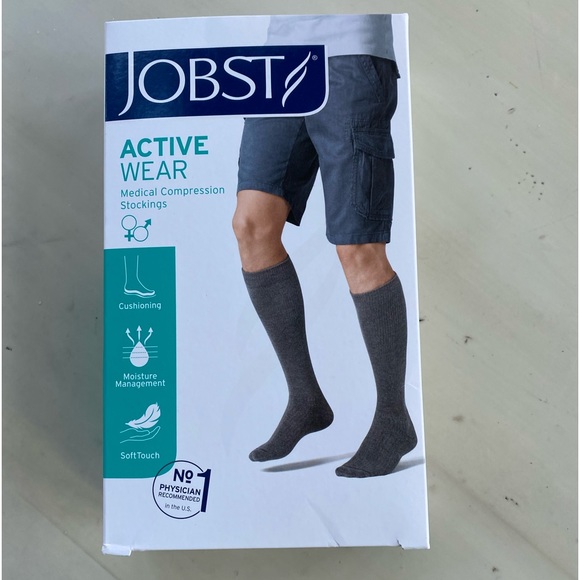 JOBST Compression Stockings Activewear Knee Highs Athletic Firm Support Unisex S - Picture 1 of 6